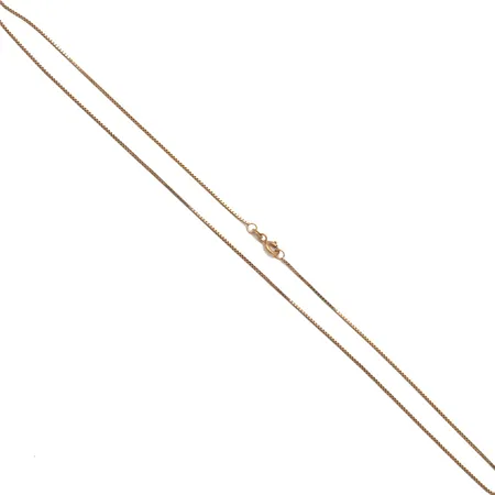 Venetsia-kaulaketju, pituus 45cm, leveys 0,8mm, 585, Paino: 2,2 g