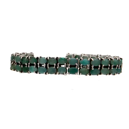 Kivirannekoru, pituus 180mm, leveys 10mm, 925br,  Paino: 21,6 g