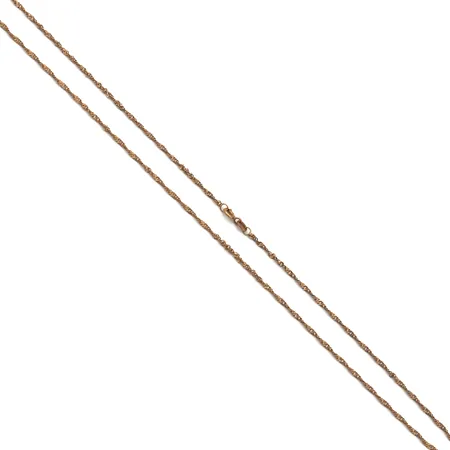Singapore-kaulaketju, pituus 50cm, leveys 2mm, 750, Paino: 3,4 g