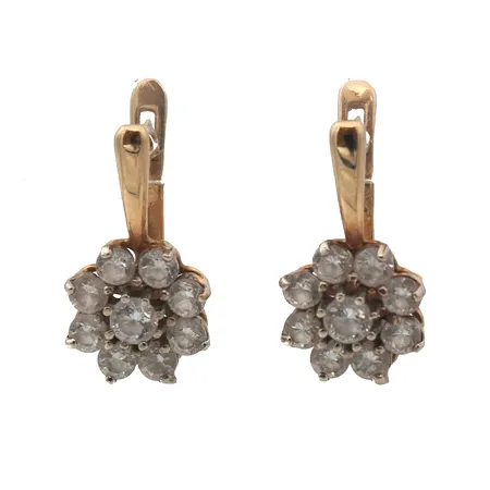 Kivikorvakorut, korkeus 20mm, 585br, Paino: 2,8 g