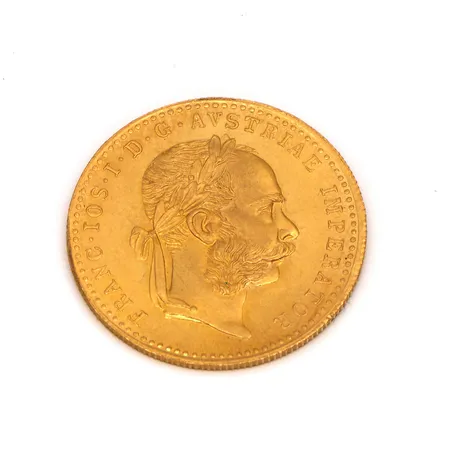 Kultaraha Frans Josef I, 1 dukaatti, Itävalta-Unkari, 1915, 986, Paino: 3,5 g