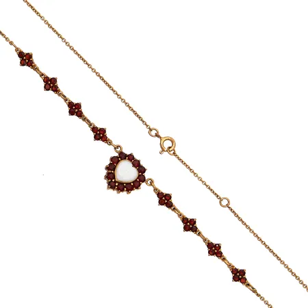 Kivikaulakoru, pituus 41,5-44,5cm, kullattu 925br,  Paino: 9,1 g