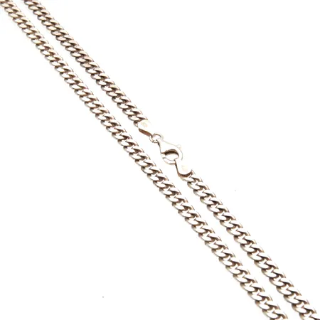 Panssarikaulaketju, pituus 60cm, leveys 5mm, 925, Paino: 39 g