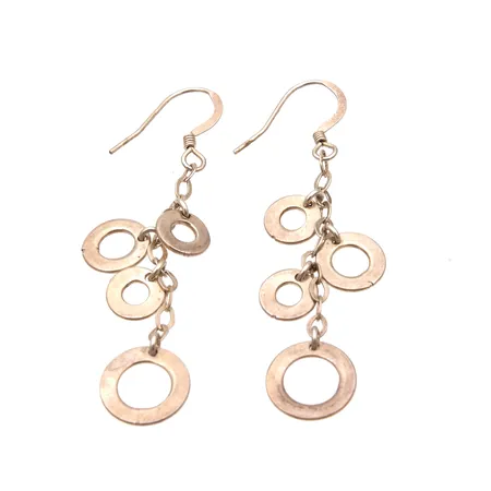 Korvakorut, korkeus 60mm, leveys 12mm, 925, Paino: 4,3 g
