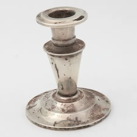 Kynttilänjalka, korkeus 102mm, kaiverrettu, 813,  Paino: 120 g