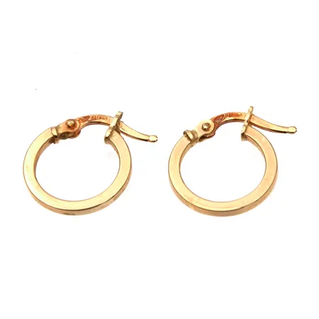Rengas-korvakorut, Ø 13mm, 585,  Paino: 0,8 g