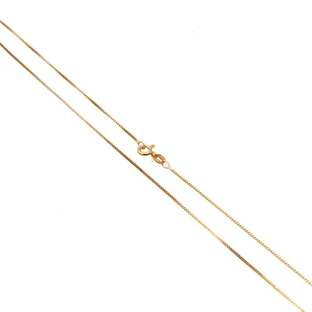 Venetsia-kaulaketju, pituus 41cm, leveys 1mm, 585,  Paino: 1,6 g