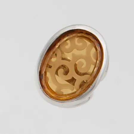 Kivisormus, koko 17½, 925br,  Paino: 16,9 g