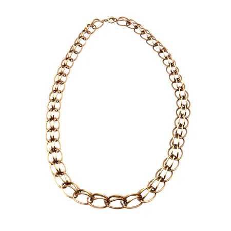 Kaulakoru, Westerback Eino, Helsinki, 1966, pituus 46cm, leveys 10mm, korveus 6mm, 585,  Paino: 24,7 g