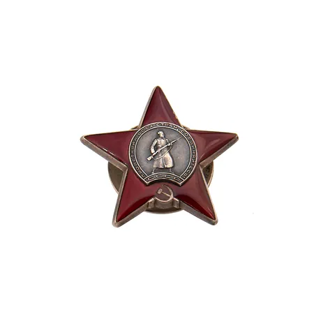 Kunniamerkki, Punaisen tähden ritarikunta, CCCP, Ø 50mm, 3045408, käytöstä aiheutunutta kulumaa. 