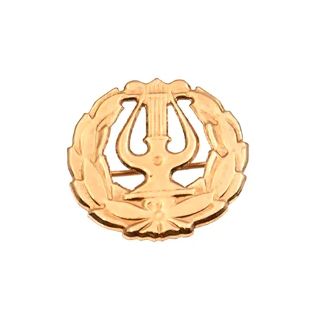 Lyyra-rintakoru, Ø 15mm, 585,  Paino: 0,4 g