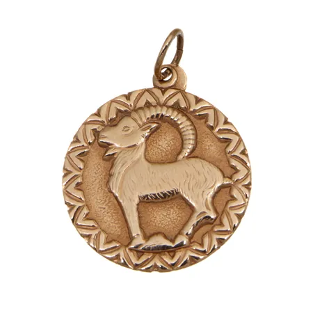 Horoskooppiriipus, korkeus 20mm, 585, Paino: 0,8 g