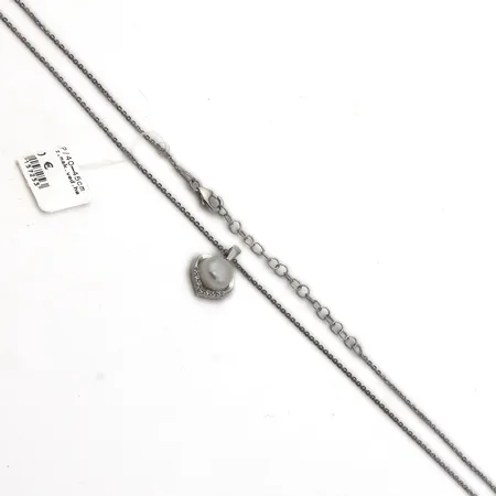 Helmikaulakoru, Beat Of Love, pituus 41-46cm, Suomen Korutuote Oy, 925br Paino: 3,4 g