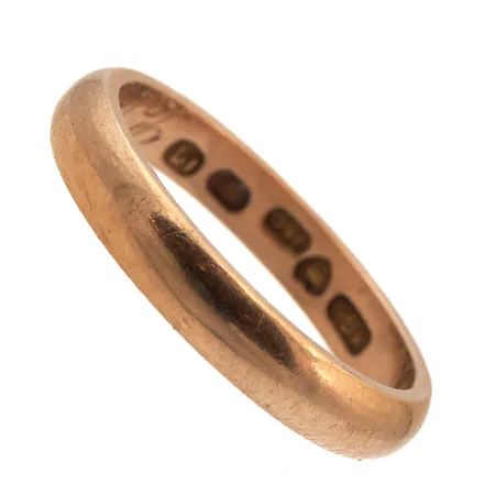 Sileä sormus, kaiverrettu, koko 16½, 750, Paino: 3,7 g