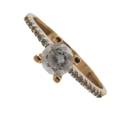 Kivisormus, koko 18, 585br, Paino: 2,2 g