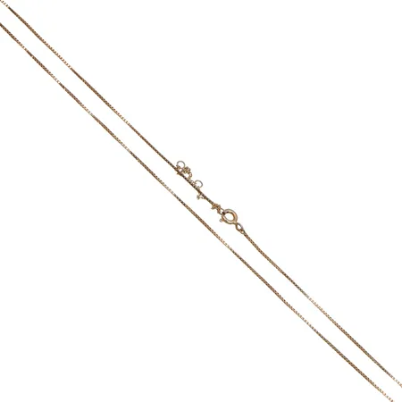 Venetsiakaulaketju, pituus 41-43,5-46,5cm, 925,  Paino: 1,5 g