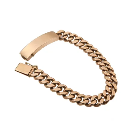 Laattapanssariranneketju, pituus 203mm, leveys 10mm, 585,  Paino: 57,1 g