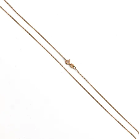 Panssarikaulaketju, pituus 43cm, leveys 1mm, 585, Paino: 1,7 g