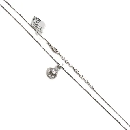 Kivikaulakoru, Beat Of Love, pituus 41-46cm, Suomen Korutuote Oy, 925br Paino: 4 g