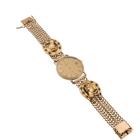 Viallinen kultarannekello Certina, kello 585, hihna 750, 750br, Paino: 73,4 g