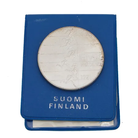 Juhlaraha, Suomi 1971 EMX Helsinki, nimellisarvo 10mk, 500,  Paino: 24,2 g