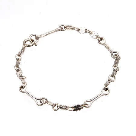 Ranneketju, pituus 185mm, 925, Paino: 4,7 g