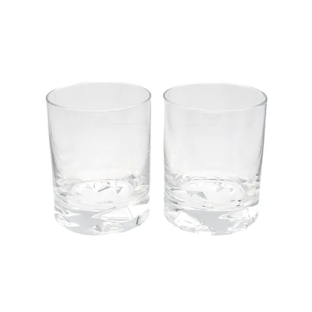 Kaksi juomalasia, Jäänsärkijä, Iittala, design Tapio Wirkkala.  Paino: 0 g