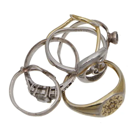 Viallisia sormuksia 925br,  Paino: 9,8 g