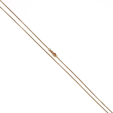 Venetsia-kaulaketju, pituus 62,5cm, ketjussa venymää, 585, Paino: 1,8 g