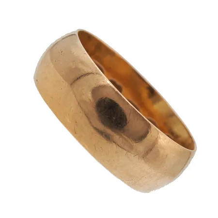 Sileä sormus, kaiverrettu, koko 17, 750, Paino: 5,7 g