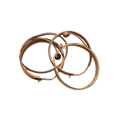 Viallisia korvarenkaita 585,  Paino: 1,9 g