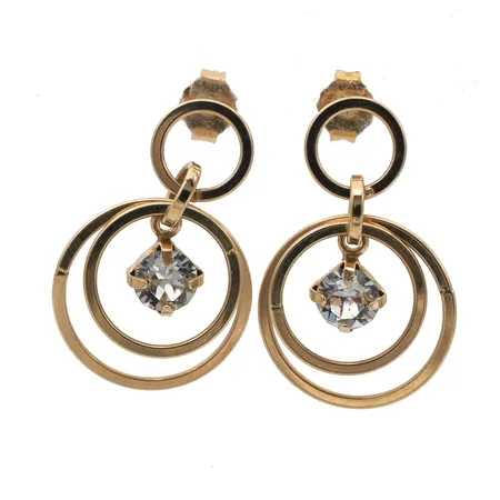 Kivikorvakorut, korkeus 25mm, Kultajousi Oy, 925br, Paino: 2,9 g