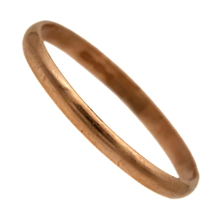 Sileä sormus, koko 20, 585,  Paino: 1,4 g