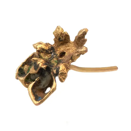 Viallinen korvakoru, 585, Paino: 0,7 g