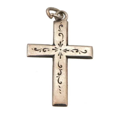 Risti-riipus, lenkki viellinen, korkeus 32mm, 813h,  Paino: 1,5 g