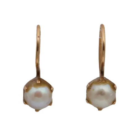 Helmikorvakorut, korkeus 17mm, 585br, Paino: 2,1 g