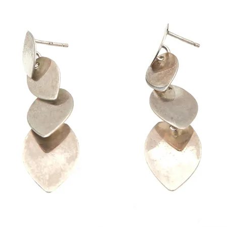 Korvakorut, korkeus 46mm, ei taustoja, 925,  Paino: 4,5 g