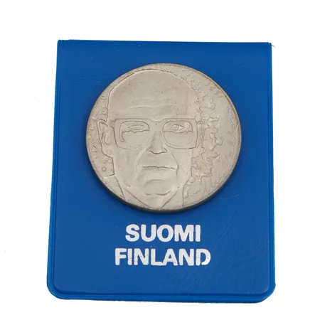 Juhlaraha, Urho Kekkonen 1975, nimellisarvo 10 mk, 500,  Paino: 23,8 g