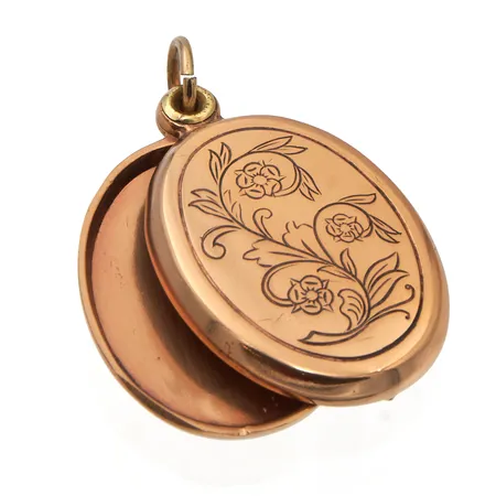 Riipus,  korkeus 34mm, Kalevala Koru, Medaljonki Lapista, pronssia