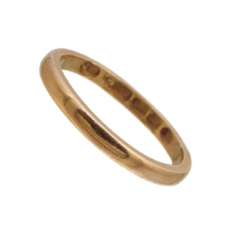 Sileä sormus, koko 17, kaiverrettu, 750, Paino: 2,6 g