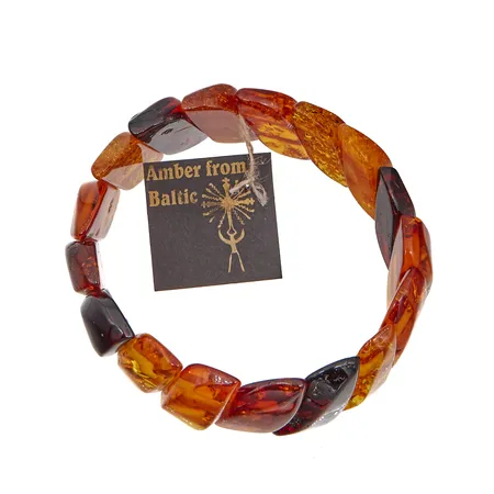 Meripihkarannekoru, Ø 55mm, venyvä ranneke