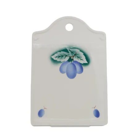 Talouslevy / leikkuulauta, Luumu, Arabia 125 vuotta, design Thure Öberg, mitat 28,5x20cm