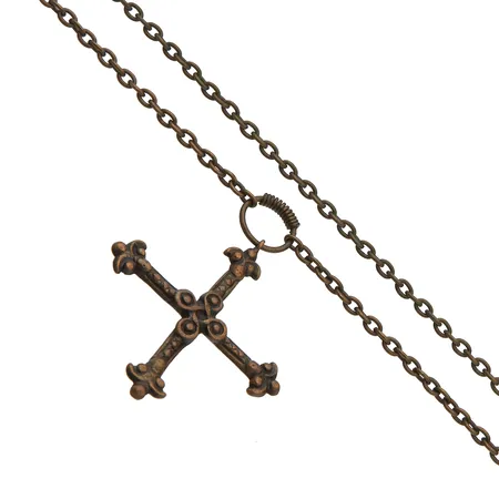 Kaulakoru, Kalevala, pituus 64cm, riipuksen korkeus 63mm, pronssia 