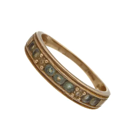 Kivisormus, koko 18½, kivissä kulumaa, 375br, Paino: 2 g