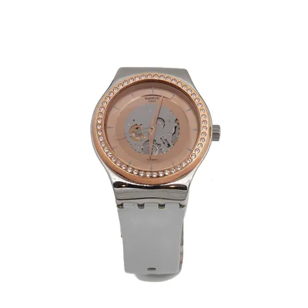 Teräsrannekello, Swatch Sistem Polaire, automaatti, rungon Ø 42mm, rannekkeen pituus 220mm