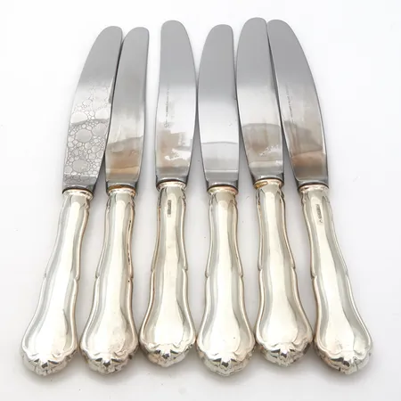 Kuusi ruokaveistä, Chippendale, pituus 200mm, 830br,  Paino: 247,7 g