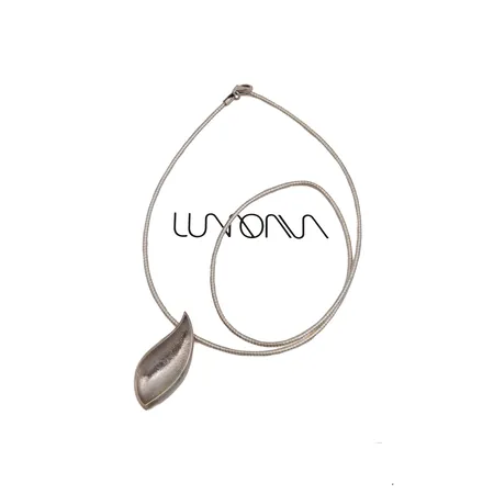 Kaulakoru, Lumoava, Valkea, pituus 45cm, riiksen korkeus 35mm, 925, Paino: 13,5 g