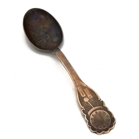 Kummilusikka, kaiverrettu, pituus 140mm, 830,  Paino: 31,5 g