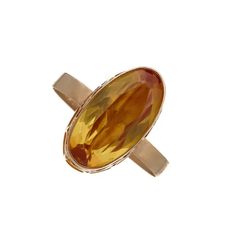 Kivisormus, koko 19, 585br,  Paino: 3,2 g