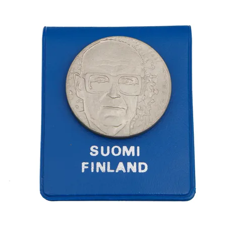 Juhlaraha, Urho Kekkonen 1975, nimellisarvo 10 mk, 500, Paino: 23,5 g